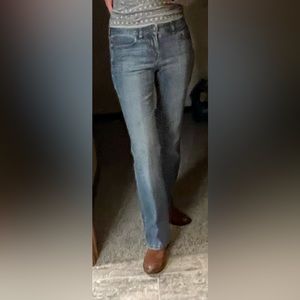 LOFT jeans original boot cut size 4 medium wash plain pockets